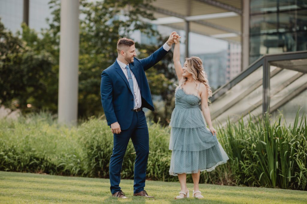 a man and woman holding hands portrait photography by Bushel + Peck Photo. Portrait Session Pricing