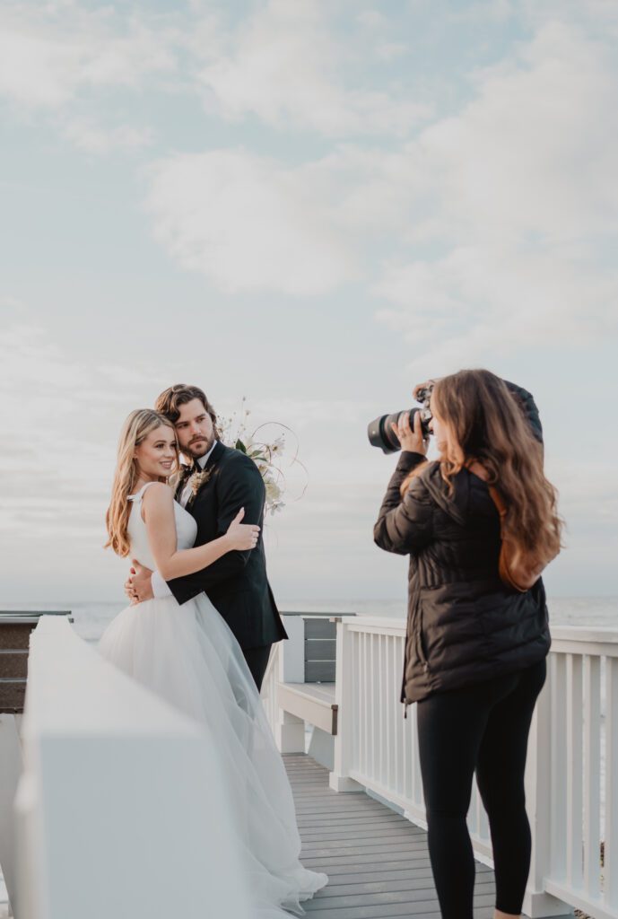 a man and woman posing for a picture
