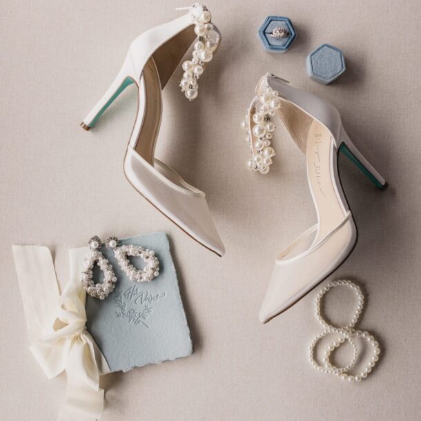 Elegant wedding day details captured for Bushel + Peck Photo's Wedding Photography Portfolio — featuring rings, bouquets, and sentimental keepsakes